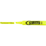 Avery HI-LITER Desk-Style Highlighters, Fluorescent Yellow Ink, Chisel Tip, Yellow/Black Barrel, Dozen