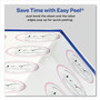 Avery Round Print-to-the Edge Labels with Sure Feed and Easy Peel, 2" dia, Glossy Clear, 120/PK