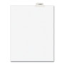 Avery-Style Preprinted Legal Bottom Tab Divider, 26-Tab, Exhibit G, 11 x 8.5, White, 25/PK