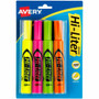 HIGHLIGHTER;DESK;AST;4PK - (AVE24063)