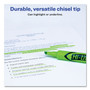 Avery HI-LITER Desk-Style Highlighters, Fluorescent Green Ink, Chisel Tip, Green/Black Barrel, Dozen
