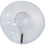 Advantus Metal Hook Suction Cup - 1" Height x 1.6" Width - for Glass, Tile, Metal, Kitchen, Classroom, Office - Metal - Clear
