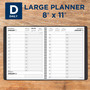 AT-A-GLANCE Two-Person Group Daily Appointment Book, 11 x 8, Black Cover, 12-Month (Jan to Dec): 2024 View Product Image