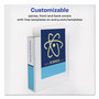 Avery Durable View Binder with DuraHinge and Slant Rings, 3 Rings, 2" Capacity, 11 x 8.5, White