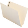 Smead End Tab Fastener Folders with Reinforced Straight Tabs, 11-pt Manila, 2 Fasteners, Legal Size, Manila Exterior, 50/Box