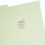 Smead FasTab Hanging Folders, Letter Size, 1/3-Cut Tabs, Moss, 20/Box