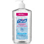 PURELL Advanced Hand Sanitizer - Clean Scent - 20 fl oz - Pump Bottle Dispenser - Kill Germs - Hand, Skin