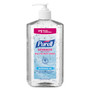 PURELL Advanced Hand Sanitizer Refreshing Gel, 20 oz Pump Bottle, Clean Scent, 12/Carton