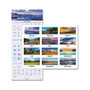 AT-A-GLANCE Scenic Three-Month Wall Calendar, Scenic Landscape Photography, 12 x 27, White Sheets, 14-Month (Dec to Jan): 2023 to 2025 View Product Image