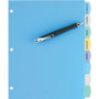 Avery Write and Erase Big Tab Durable Plastic Dividers, 3-Hole Punched, 8-Tab, 11 x 8.5, Assorted, 1 Set