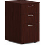 HON Mod HLPLPMBBF Pedestal - 28" Height x 15" Width x 20" Depth - 3 x Box, File Drawer(s) - Finish: Traditional Mahogany