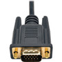 Tripp Lite VGA To HDMI Converter/Adapter, Black (TRPP116003HDU) View Product Image