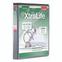 Cardinal XtraLife ClearVue Non-Stick Slant-D Ring Binder, 3 Rings, 1" Capacity, 11 x 8.5, Black