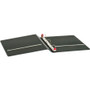 Cardinal XtraLife ClearVue Non-Stick Slant-D Ring Binder, 3 Rings, 1" Capacity, 11 x 8.5, Black