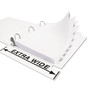 Avery Insertable Big Tab Dividers, 8-Tab, 11.13 x 9.25, White, Clear Tabs, 1 Set (AVE11223) View Product Image