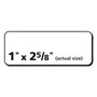 Avery Matte Clear Easy Peel Mailing Labels w/ Sure Feed Technology, Laser Printers, 1 x 2.63, Clear, 30/Sheet, 10 Sheets/Pack