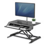Fellowes Lotus LT Sit-Stand Workstation, 34.38" x 28.38" x 7.62", Black (FEL8215001) View Product Image