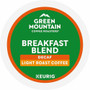 Green Mountain Coffee Roasters K-Cup Breakfast Blend Decaf Coffee - Compatible with Keurig Brewer - Light - K-Cup - Decaffeinated - 24/Box