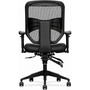 HON Prominent Mesh High-Back Task Chair, Supports Up to 250 lb, 17" to 21" Seat Height, Black