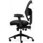 HON Prominent Mesh High-Back Task Chair, Supports Up to 250 lb, 17" to 21" Seat Height, Black