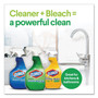 Clorox Clean-Up Multi-Surface Cleaner with Bleach, 32 oz Spray Bottle, Rain Clean Scent, 9/Carton