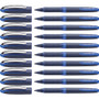 Schneider One Business Roller Ball Pen, Stick, Fine 0.6 mm, Blue Ink, Blue Barrel, 10/Box (RED183003) View Product Image
