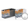 Stride QuickFit Landscape Spreadsheet Round Ring View Binder, 3 Rings, 1" Capacity, 11 x 8.5, White (STW97110)