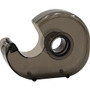 Business Source Handheld Tape Dispenser - 1" Core - Portable, Lightweight, Retractable Blade, Translucent - Plastic - Smoke