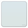 U Brands Cubicle Glass Dry Erase Board, 12" x 12", White Surface