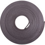 Baumgartens Adhesive Magnetic Tape, Flexible, 1"x100' Roll, Black (BAU66100) View Product Image