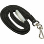 SICURIX Breakaway Lanyard - Snap Attachment - 36" Length - Black - Nylon