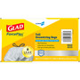 Glad CloroxPro ForceFlex Tall Kitchen Drawstring Trash Bags, 13 gal, 23.75 x 24.88, Gray, 100/Box