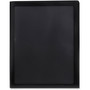 Smead Frame View Poly Two-Pocket Folder, 100-Sheet Capacity, 11 x 8.5, Clear/Black, 5/Pack