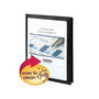 Smead Frame View Poly Two-Pocket Folder, 100-Sheet Capacity, 11 x 8.5, Clear/Black, 5/Pack