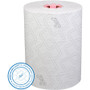 Scott Slimroll Towels, 1-Ply, 8" x 580 ft, White/Pink Core, Traditional Business, 6 Rolls/Carton (KCC47032) View Product Image