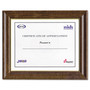 AbilityOne 7105012820631, SKILCRAFT Style C Photo Frame, Wood, 8.5 x 11, Walnut Stain
