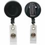 REEL;ID CARD;W/CLIP;BK
