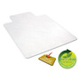 Alera All Day Use Non-Studded Chair Mat for Hard Floors, 45 x 53, Wide Lipped, Clear (ALEMAT4553HFL) View Product Image