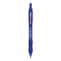 Paper Mate Profile Gel Pen, Retractable, Medium 0.7 mm, Blue Ink, Translucent Blue Barrel, 36/Pack