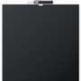 U Brands Frameless Magnetic Chalkboard - 14" (1.2 ft) Width x 14" (1.2 ft) Height - Black Painted Steel Surface - Square - Horizontal - Magnetic