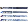 uni-ball Corporation Vision Elite Rollerball Pen, .8mm, 4/PK, BK Ink/ AST Barrel (UBC1858842) View Product Image