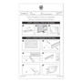U Brands 3N1 Magnetic Glass Dry Erase Combo Board, Monthly Planning, 24 x 18 (Actual Size: 23 x 17), Gray/White Surface, White Frame