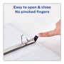 Avery Heavy-Duty Non Stick View Binder with DuraHinge and Slant Rings, 3 Rings, 1" Capacity, 11 x 8.5, White, 4/Pack