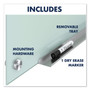 Quartet Infinity Glass Marker Board, 72" x 48", Frost Surface