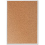 Quartet Classic Series Cork Bulletin Board, 36" x 24", Tan Surface, Anodized Aluminum Frame