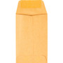 Quality Park Kraft Coin and Small Parts Envelope, #1, Square Flap, Gummed Closure, 2.25 x 3.5, Light Brown Kraft, 500/Box