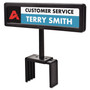 Advantus People Pointer Cubicle Sign, Plastic, 8.5 x 2, Black (AVT75334) View Product Image