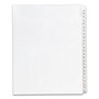 Avery Preprinted Legal Exhibit Side Tab Index Dividers, Allstate Style, 25-Tab, 51 to 75, 11 x 8.5, White, 1 Set, (1703)