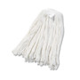 Boardwalk Cut-End Wet Mop Head, Rayon, No. 20, White, 12/Carton (BWK2020RCT) View Product Image