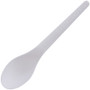 Eco-Products Plantware Compostable Cutlery, Spoon, Plastic, Pearl White, 50/Pack, 20 Pack/Carton